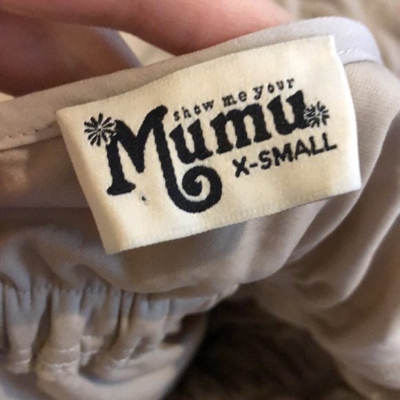 SHOW ME YOUR MUMU Rebecca Off the Shoulder Gown - Picture 12 of 12